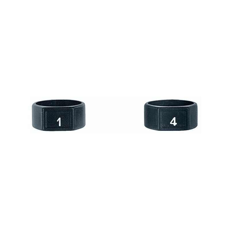 PROEL STAGE KXLR1X12 zestaw nylonowych pierścieni do oznaczania złącz żeńskich XLRFV i XLRFA